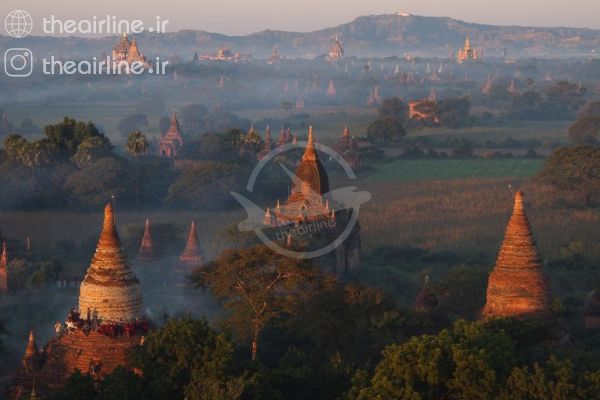 معابد در باگان میانمار